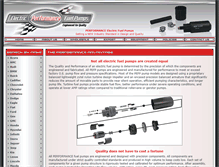 Tablet Screenshot of electricfuelpumps.com